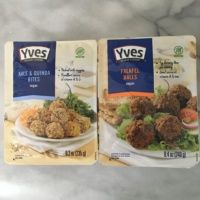 Gluten-free falafel and quinoa bites from Yves Veggie Cuisine